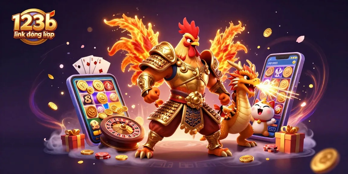 Join the fun at 123b link đăng nhập for immersive gaming with festive characters and casino excitement.