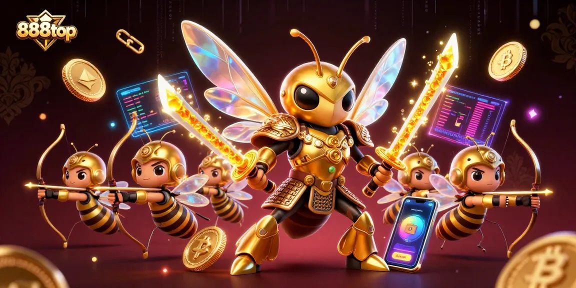 Experience thrilling gameplay with 888top's vibrant casino universe featuring dynamic crypto elements.