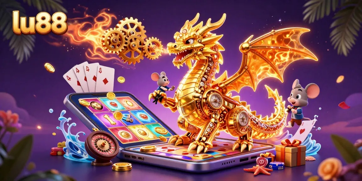 Experience thrilling gameplay with lu88's golden dragon and colorful slot games bursting with action.
