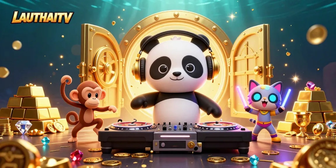Experience thrilling gameplay at LAUTHAITV with vibrant characters and dazzling casino elements.