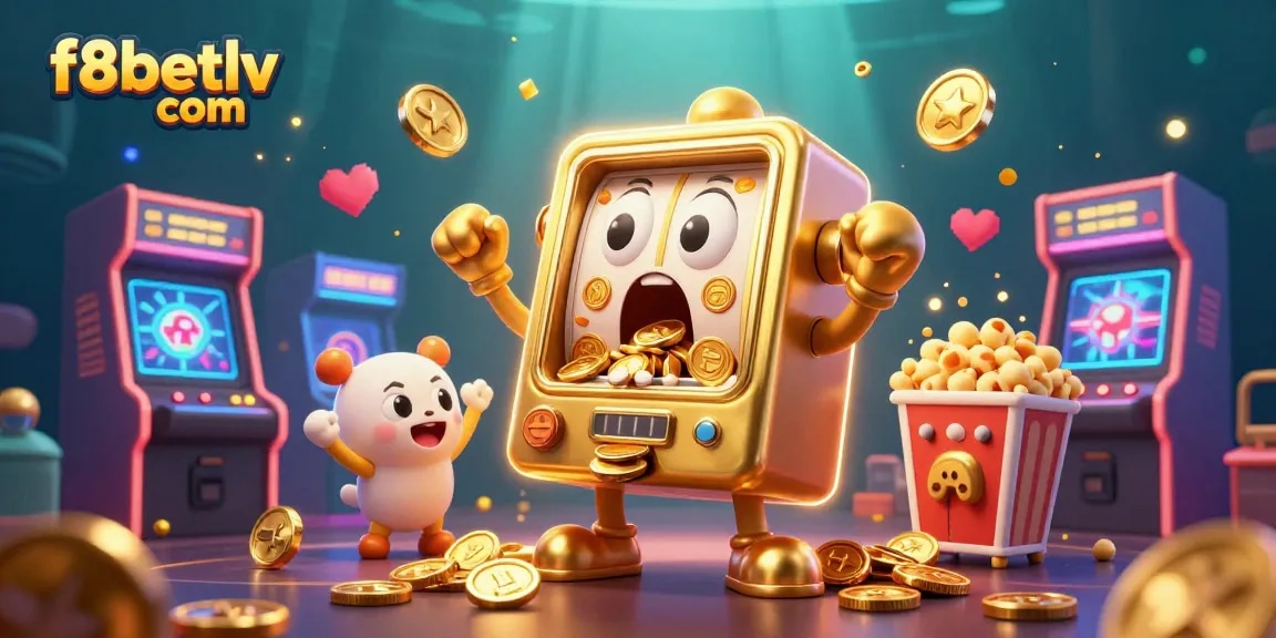 Celebrate your wins at f8betlv com with vibrant animated slot machines and gaming excitement.