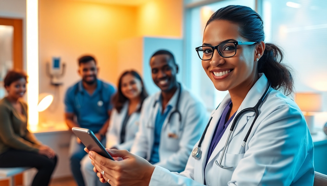 Message a doctor online 24/7 with a friendly, approachable doctor engaging through telemedicine technology.