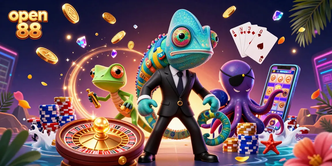 Join the action at open 88 with thrilling gameplay, vibrant characters, and stunning casino elements.