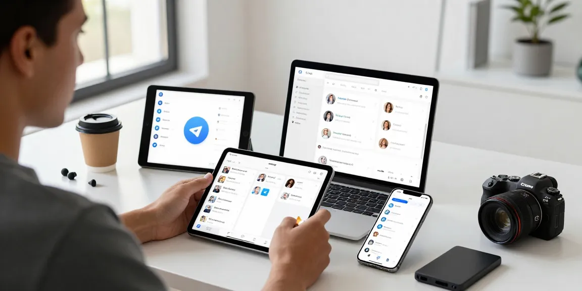 Quickly explore Telegram download features across devices in this engaging workspace.
