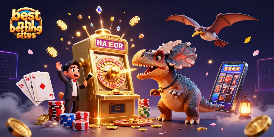 Catch golden coins at the best nhl betting sites with exciting dinosaur-themed action!