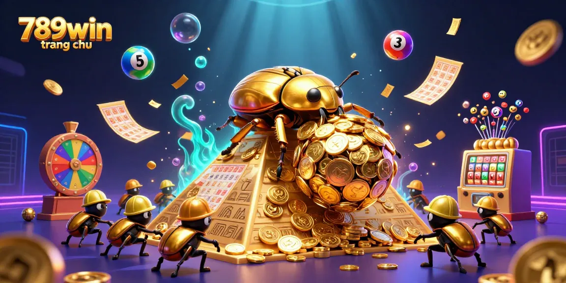 Engage in 789win trang chu with a vibrant scene showcasing exciting lottery and casino elements.