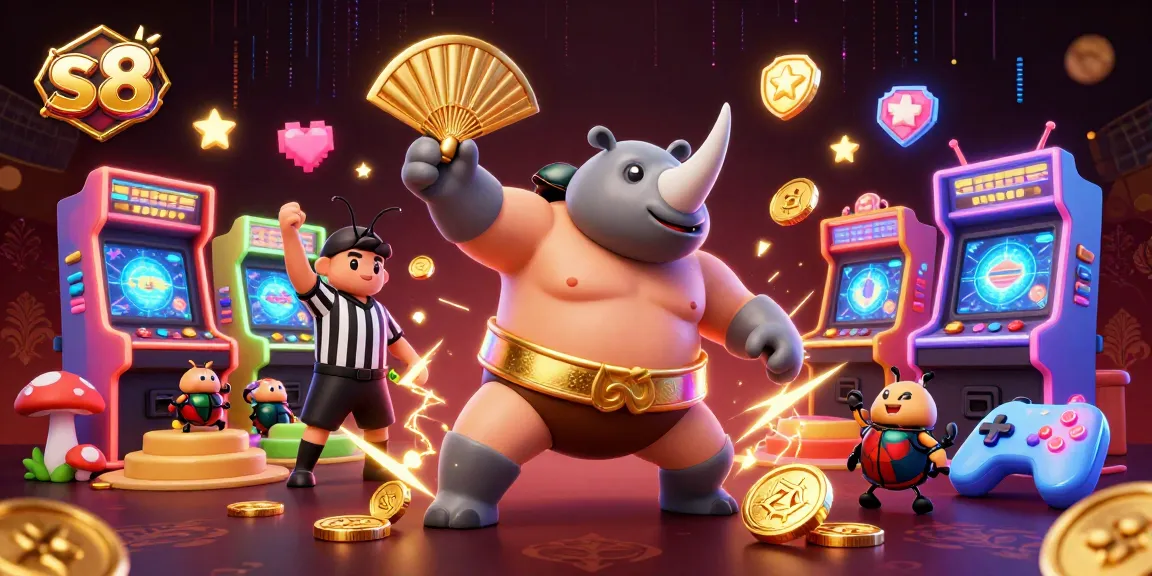 Experience thrilling gameplay at s 8 with vibrant visuals and golden winning moments.