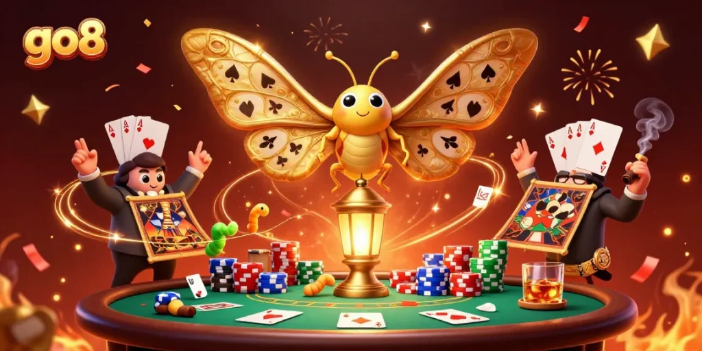Join the excitement at go8 with vibrant casino scenes and engaging gaming elements.